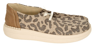 Corkys Kayak 2 Tan Metallic Leopard shoes Buttercup Lynne Boutique