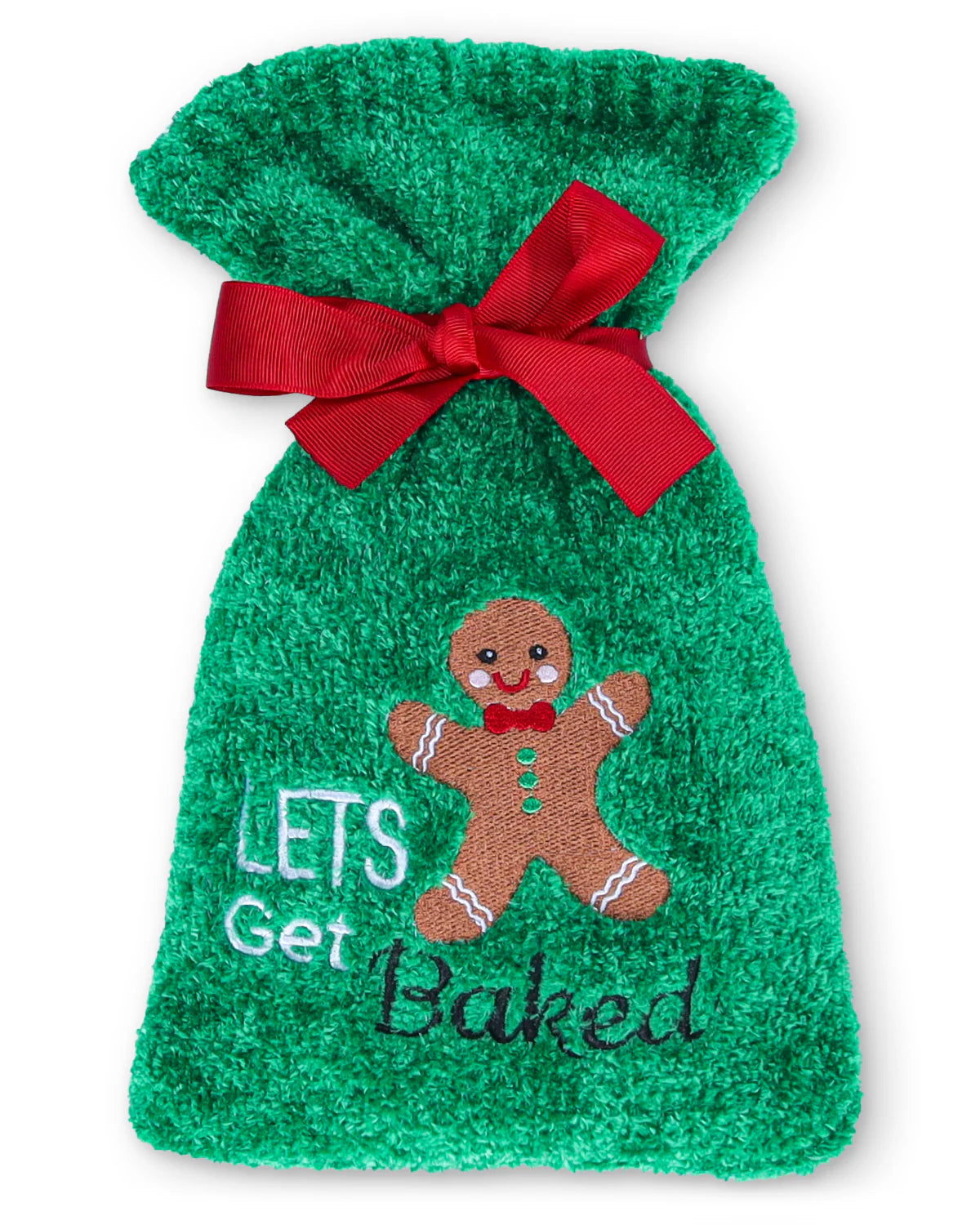 MeMoi Cozy Sock & Gift Bag Set – Let’s Get Baked & Let It Snow