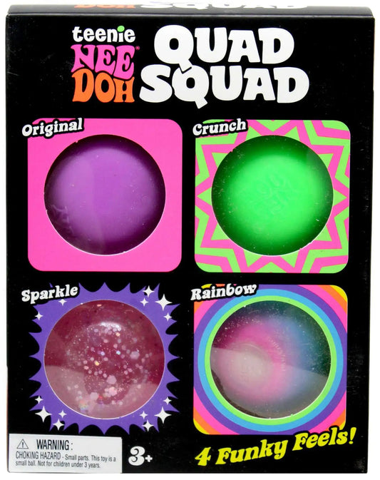NeeDoh Teenie Quad Squad 4 Pack