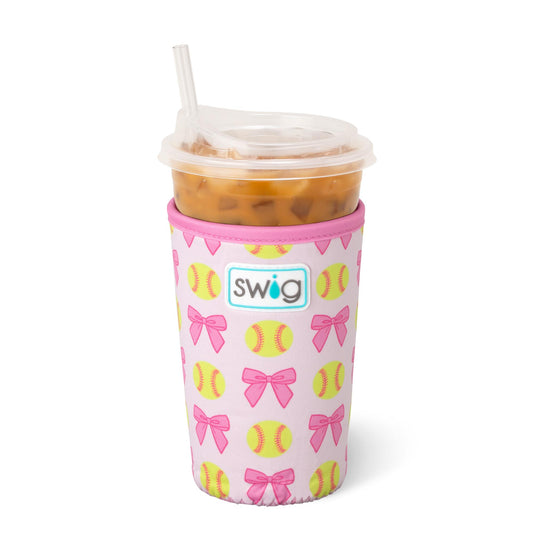 Pitch Hit Run Iced Cup Coolie - Buttercup Lynne Boutique