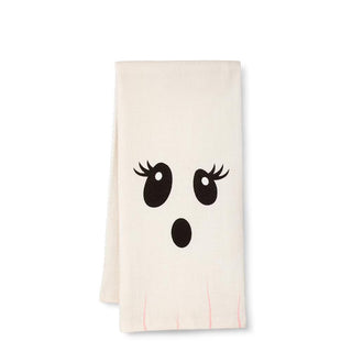 Swig Boo Crew Ghost Tea Towel – Pale Pink Cotton Kitchen Towel - Buttercup Lynne Boutique