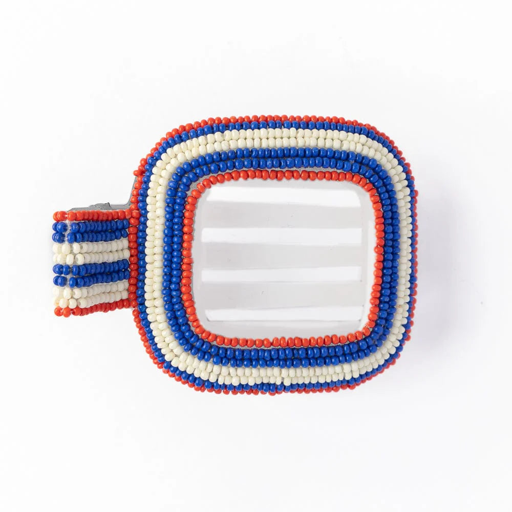 Charlotte Stripe Flat Hair Clip - Buttercup Lynne Boutique