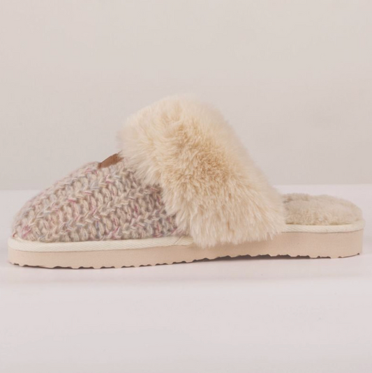 Simply Southern Open Fuzzy Slippers for Women