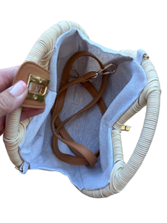 Sunset Stroll Woven Crossbody