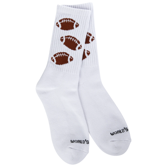 World’s Softest Sport Mini Crew Socks – Football
