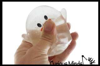 Curious Minds Toys -  Ghost Glow in the Dark Sugar Ball - Thick Glue/Gel Stretch