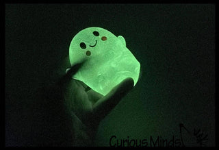 Curious Minds Toys -  Ghost Glow in the Dark Sugar Ball - Thick Glue/Gel Stretch