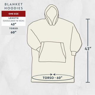 Lazy One Out Cold Penguin Blanket Hoodie