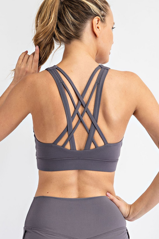 Get Up And Go Sports Bra