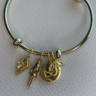 Christmas Tree Charm in Bright White Crystal - Buttercup Lynne Boutique