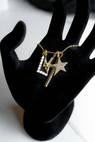 Sparkling Skies Jazzy Star Charm - Buttercup Lynne Boutique