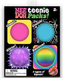 NeeDoh Teenie Quad Squad 4 Pack