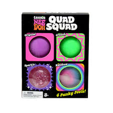 NeeDoh Teenie Quad Squad 4 Pack