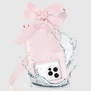 Ballet Pink Bow Waterproof Floating Pouch - Buttercup Lynne Boutique