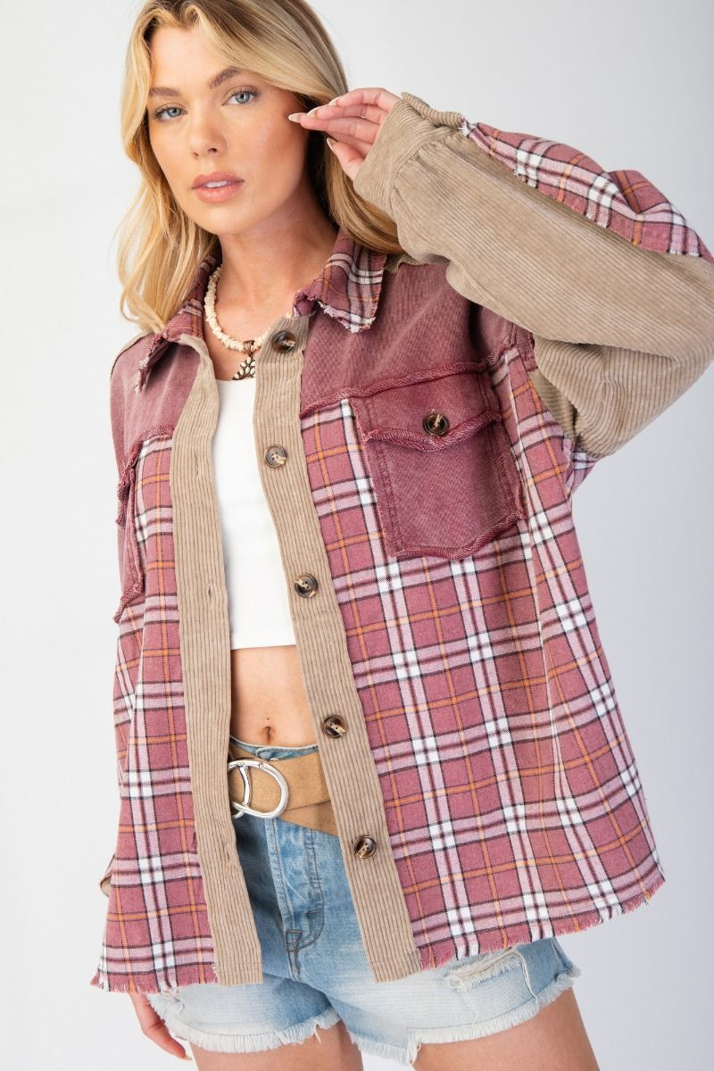 Easy Days Button Down Shacket