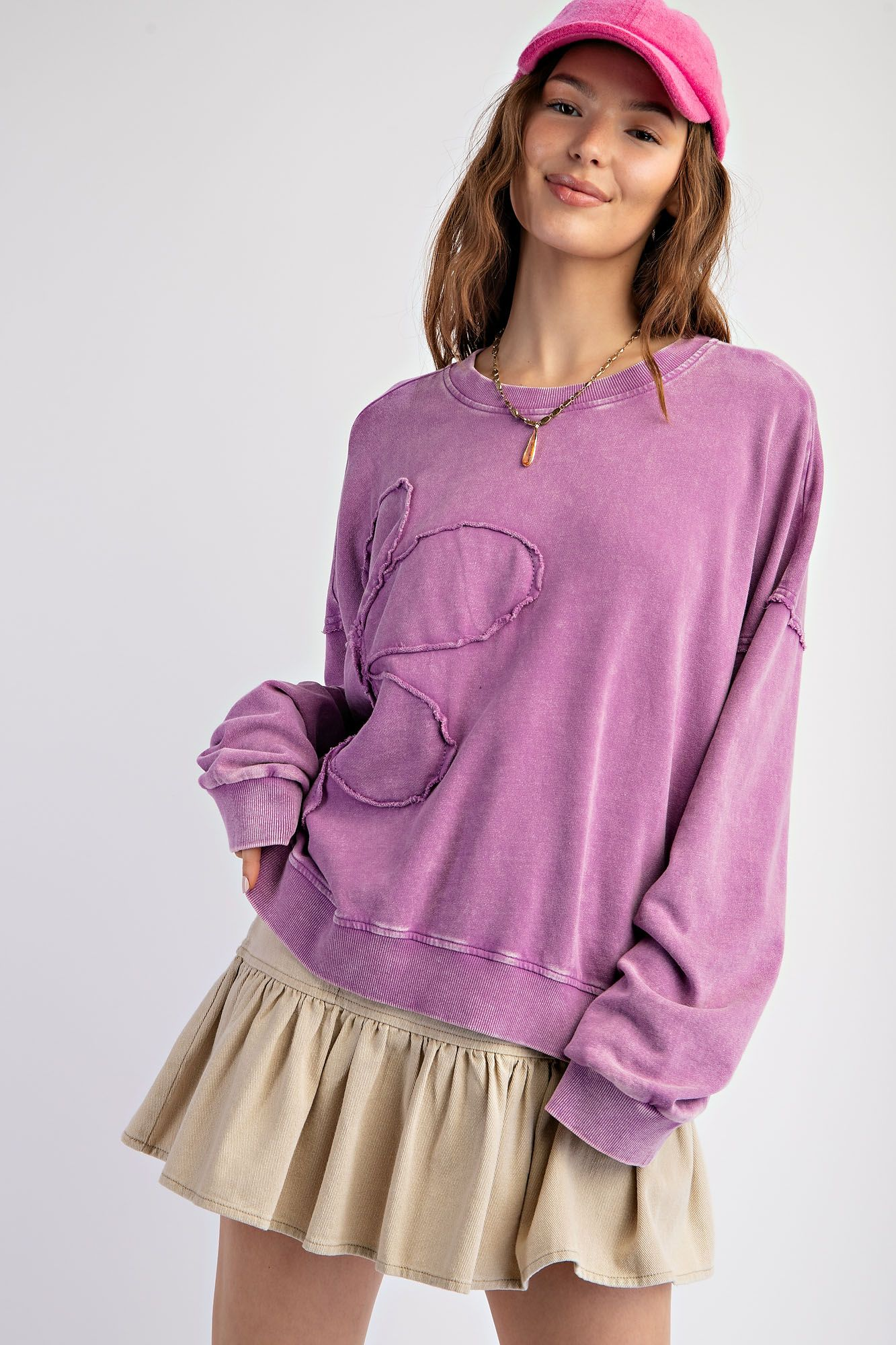 Bloom Away Flower Patch Pullover