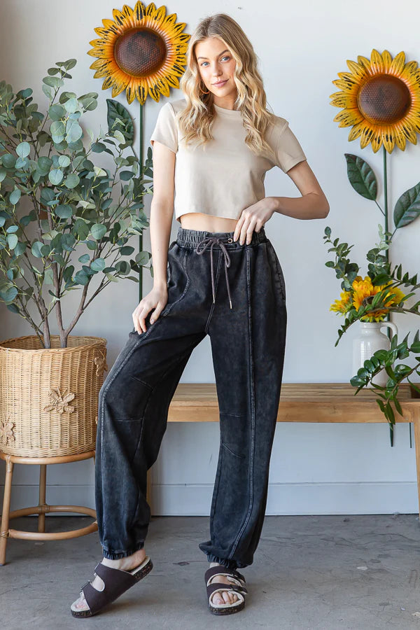 Oli & Hali Washed Terry Jogger Pants