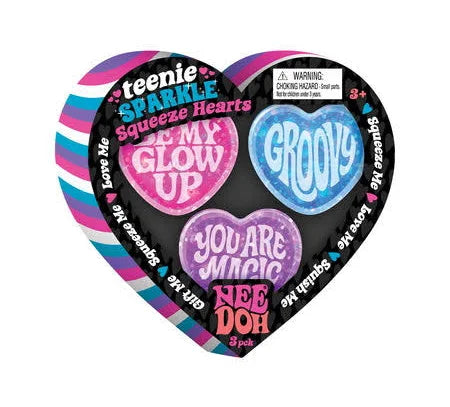 NeeDoh Sparkle Hearts Teenie Set