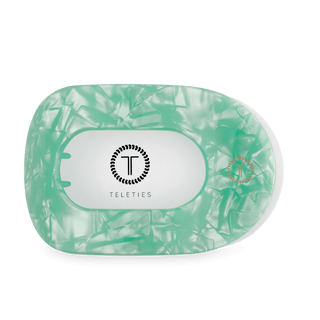 Teleties Spring Splash Large Flat Round Hair Clip