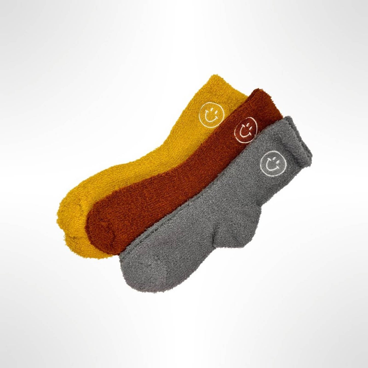 Smiley Socks - FALL Colors - Cozy